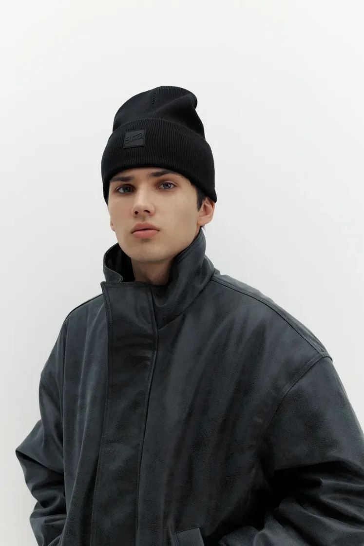 Pull&Bear STWD beanie — Black