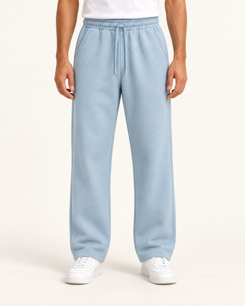Men's Relaxed Fit Joggers — Sky Blue