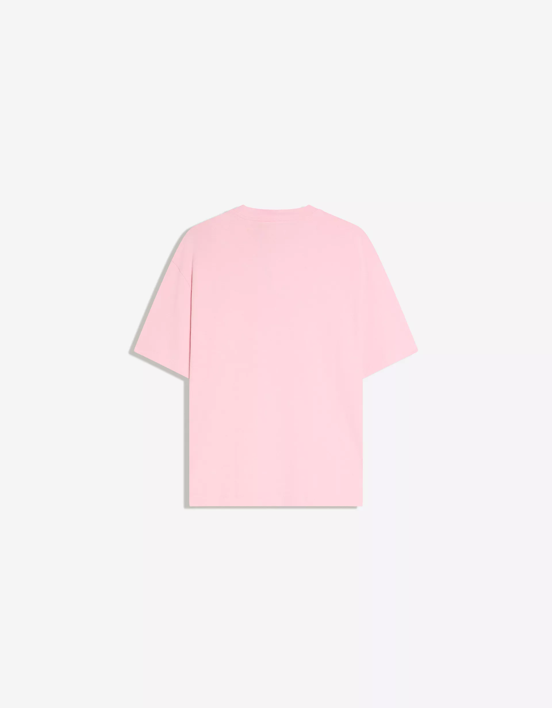 Bershka T-shirt boxy heavy — Rose