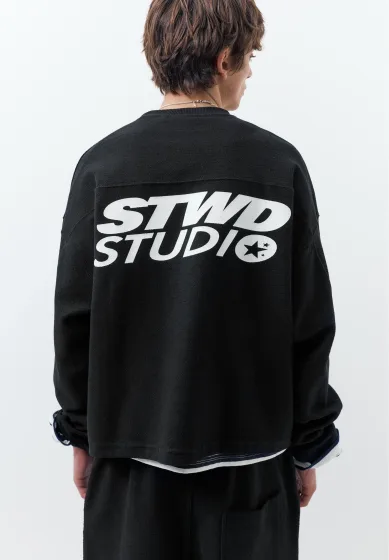 Sweat-shirt logo oversize