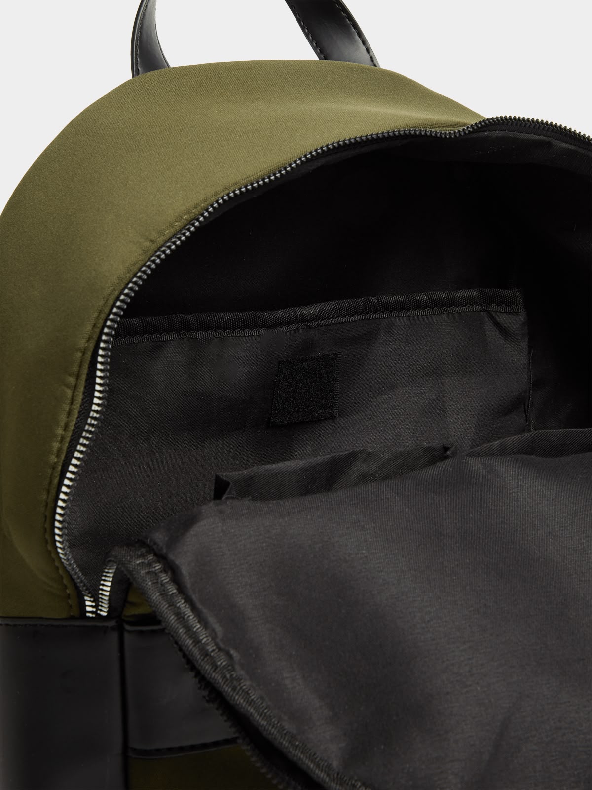 Khaki & Black Backpack