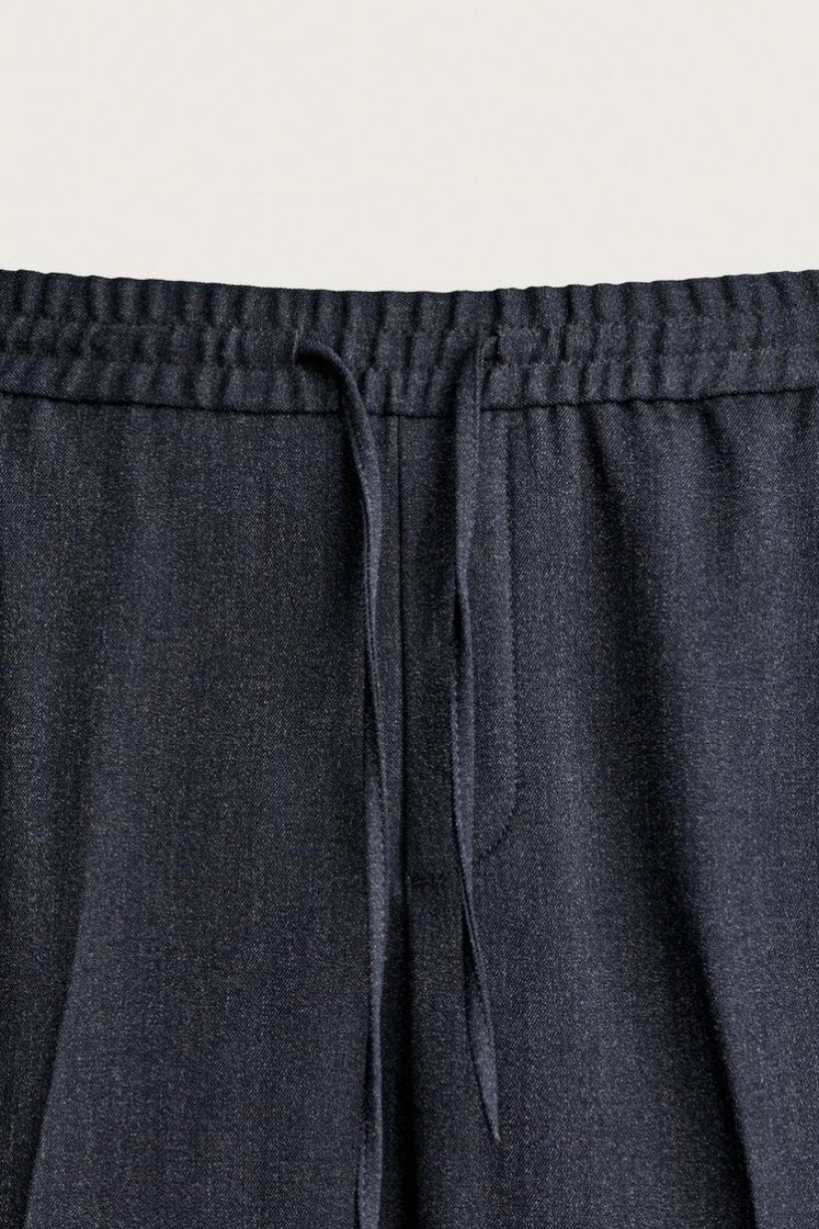 Zara COMFORT JOGGER WAIST PANTS — Dark gray marl