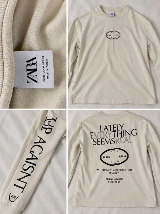 T-shirt Manches Longues Imprimé
