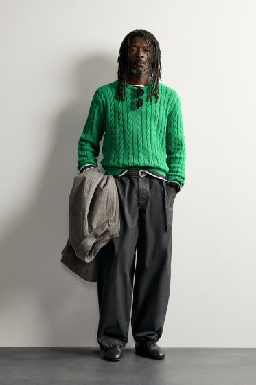 Pull Maille Câble Aaron Levine