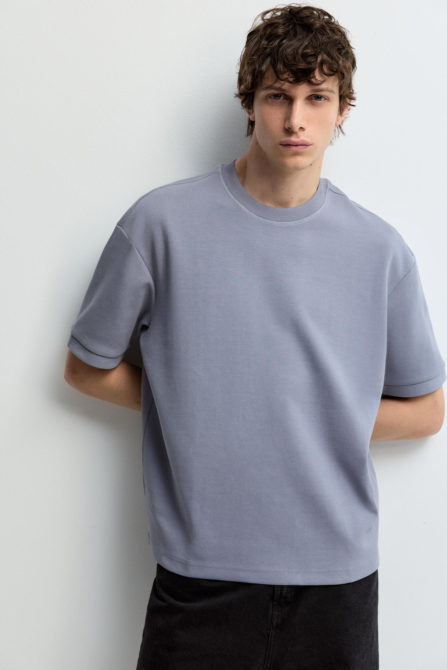 Lefties Heavy Jersey T-Shirt — Indigo