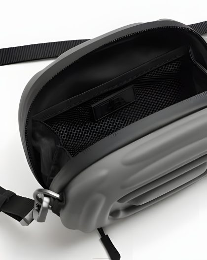 Sac bandoulière texturé