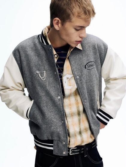 Blouson Teddy avec Écussons