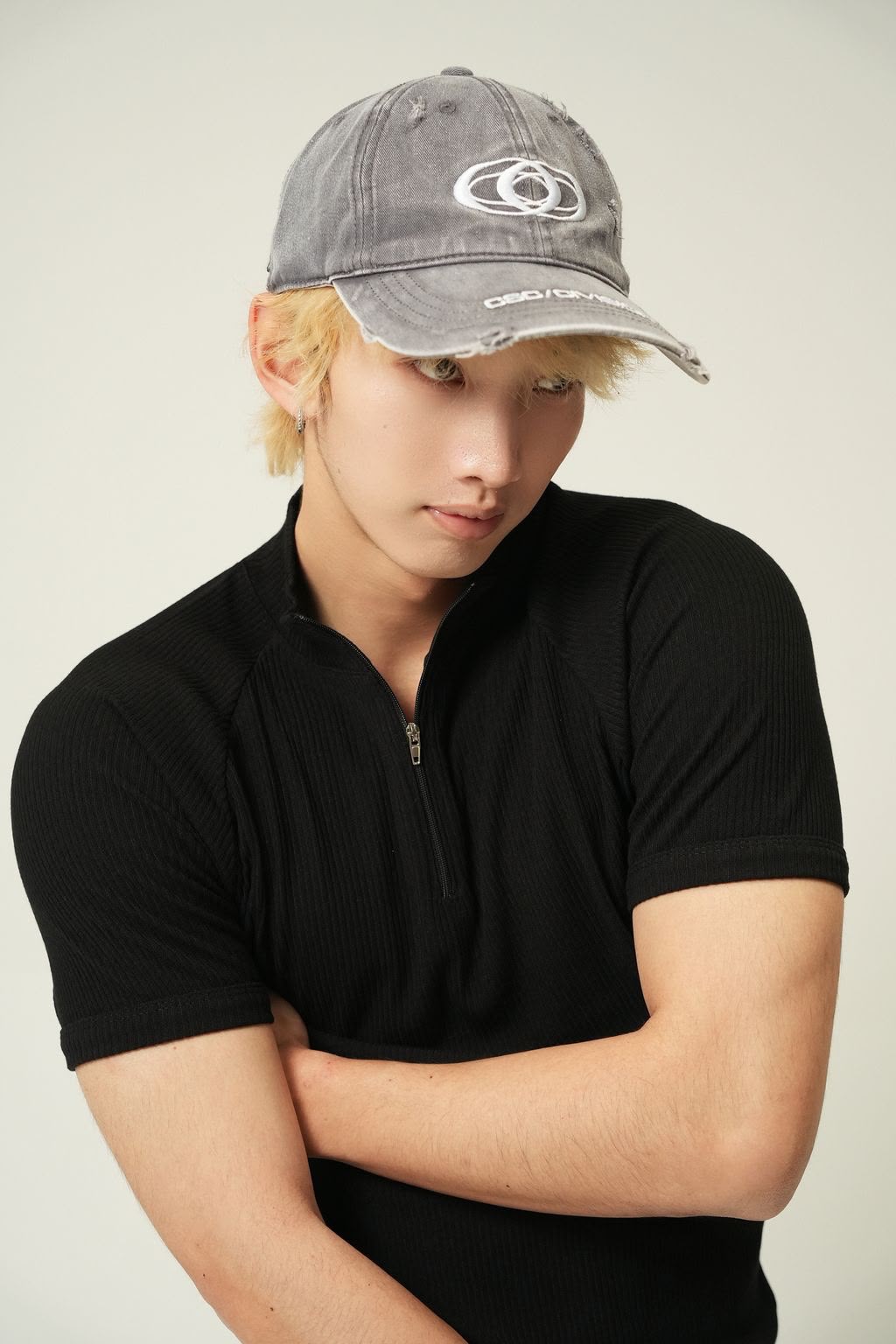 Casquette Brodé Effet Usé