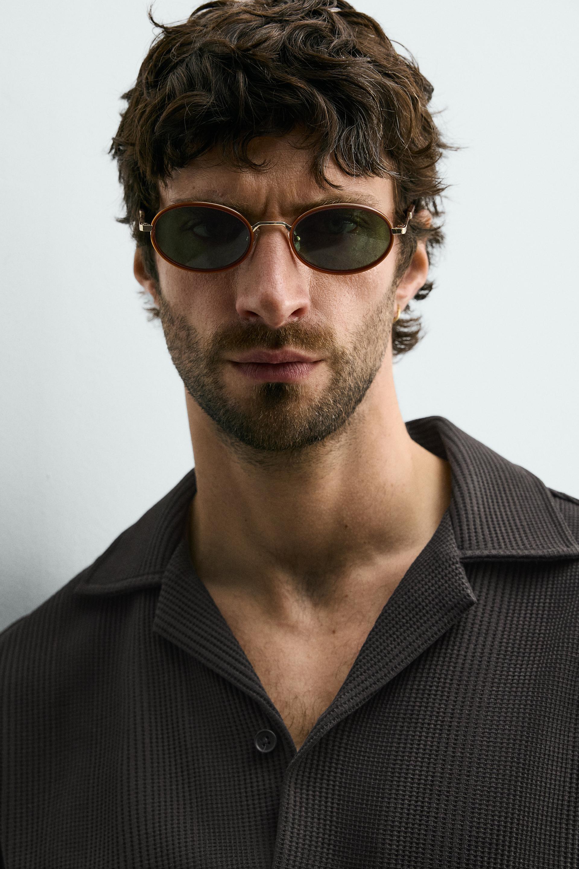 Zara TEXTURED REGULAR FIT SHIRT — Charcoal