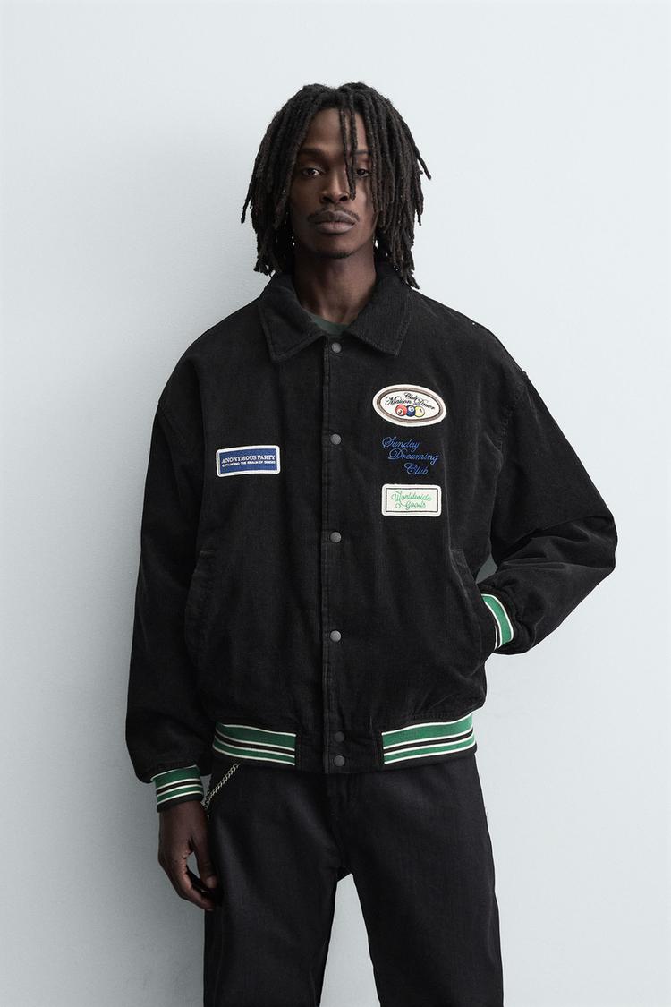 Blouson Bomber Velours
