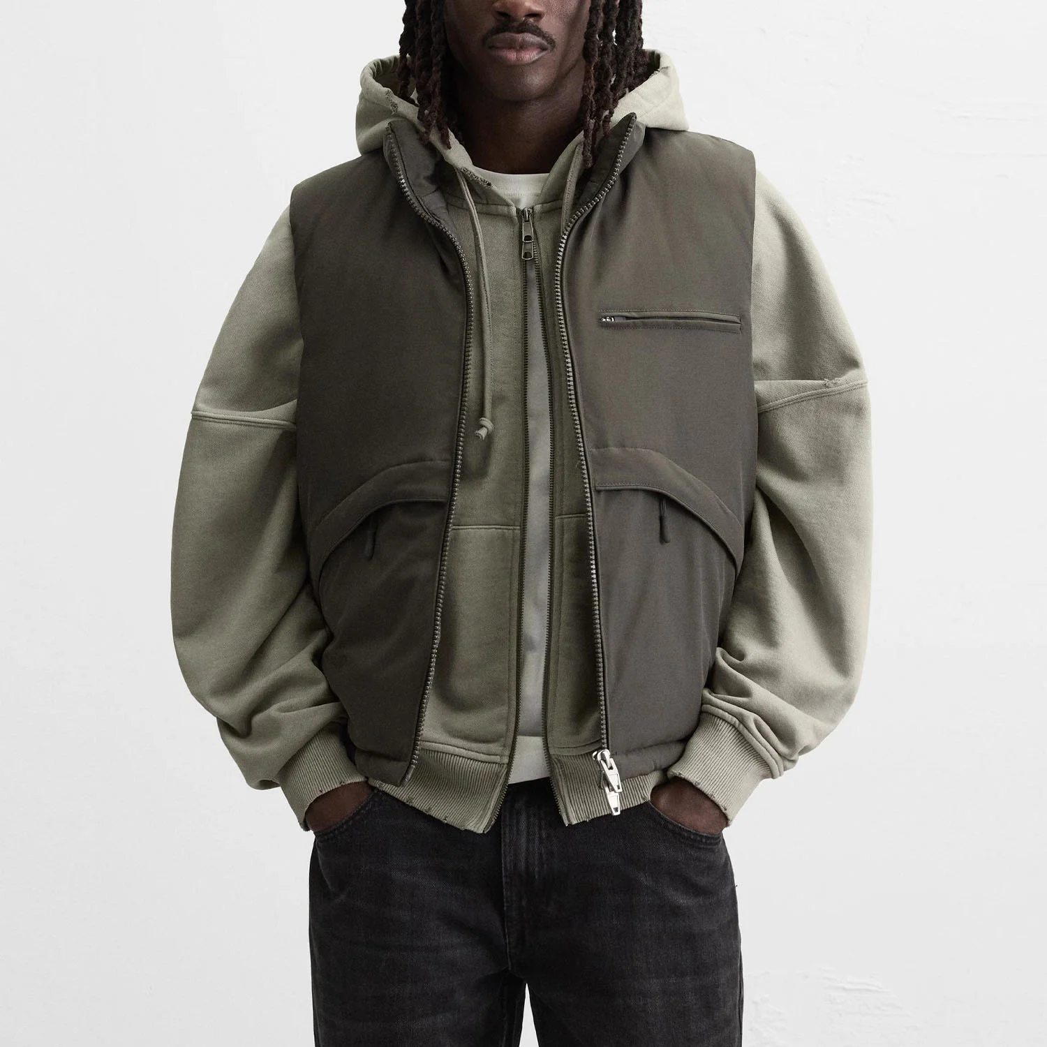 Gilet matelassé à poches