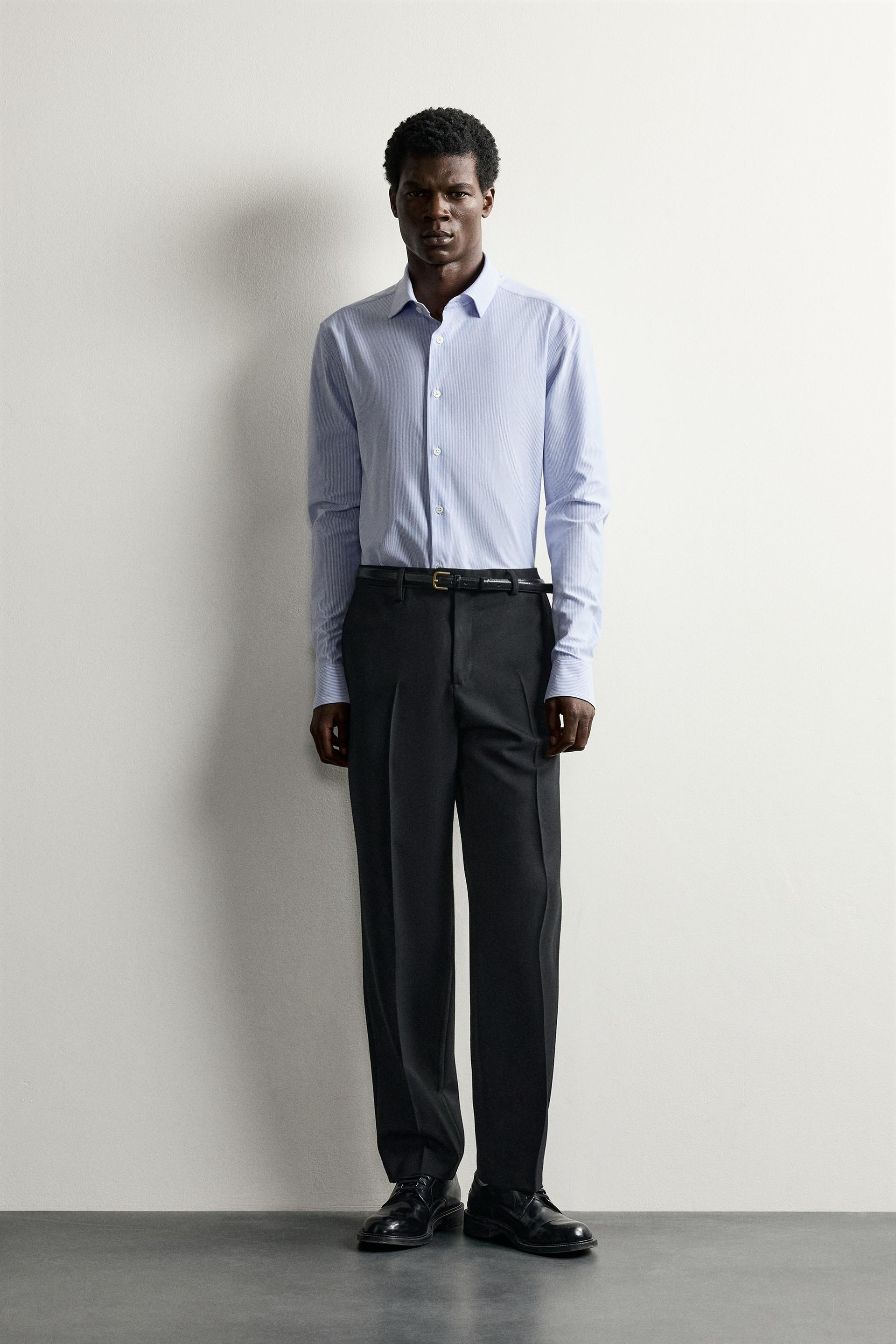 Zara CHEMISE regular fit — rayures