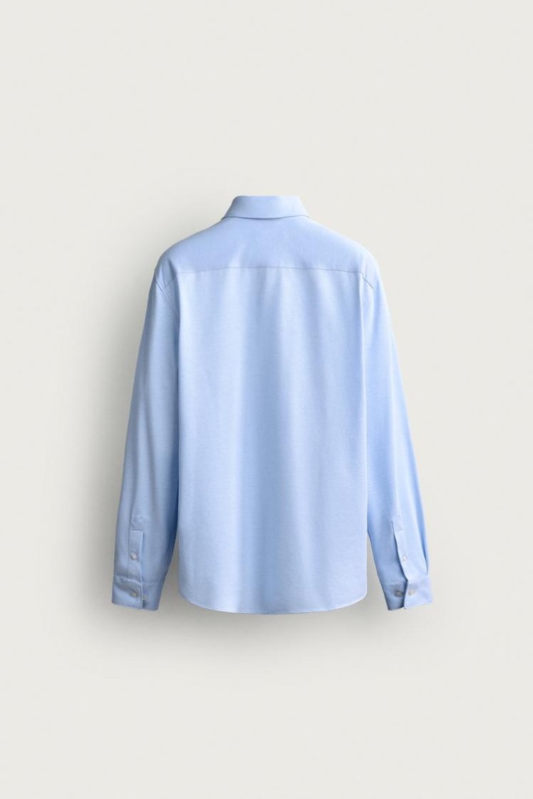 Zara CHEMISE regular fit — Bleu ciel