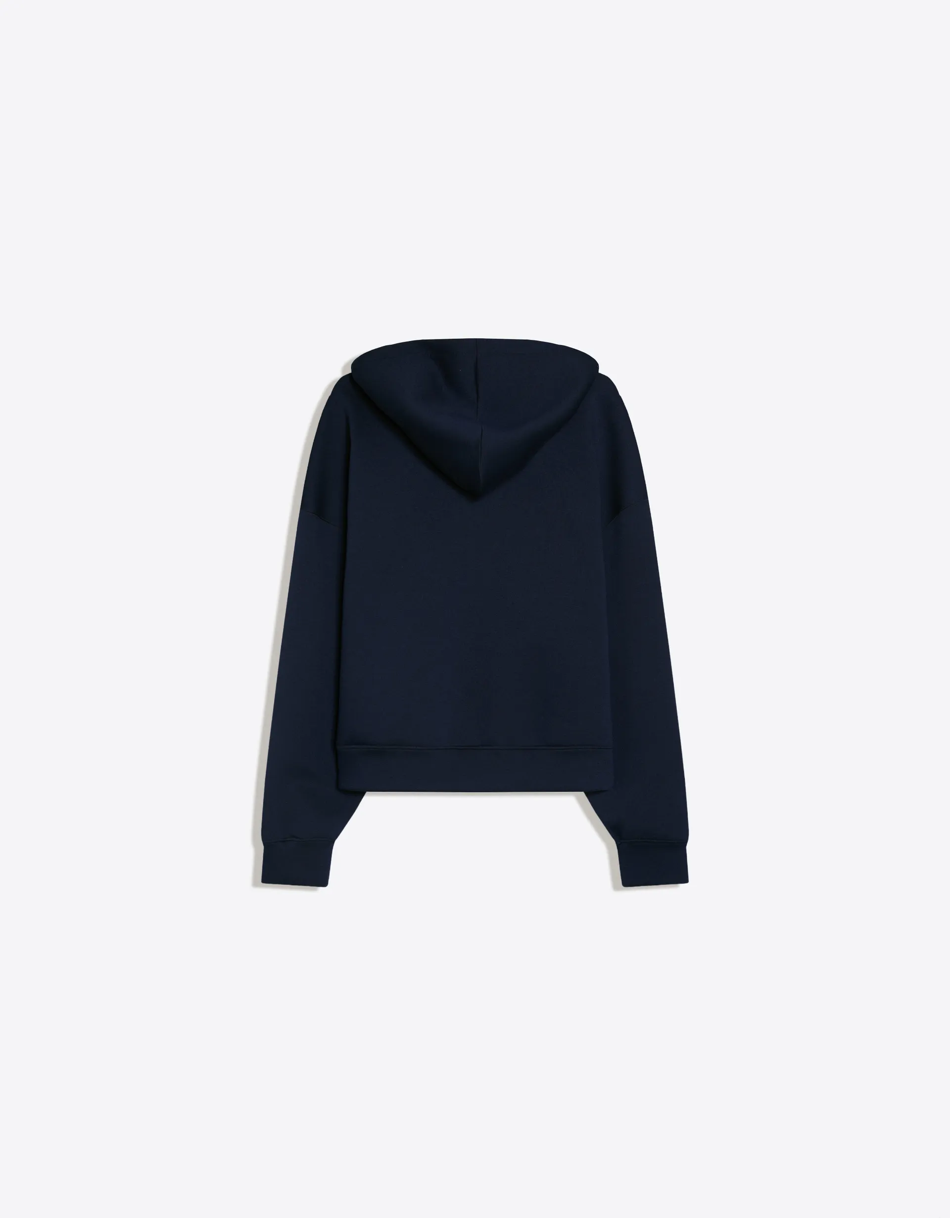 Bershka Contrast print hood sweatshirt