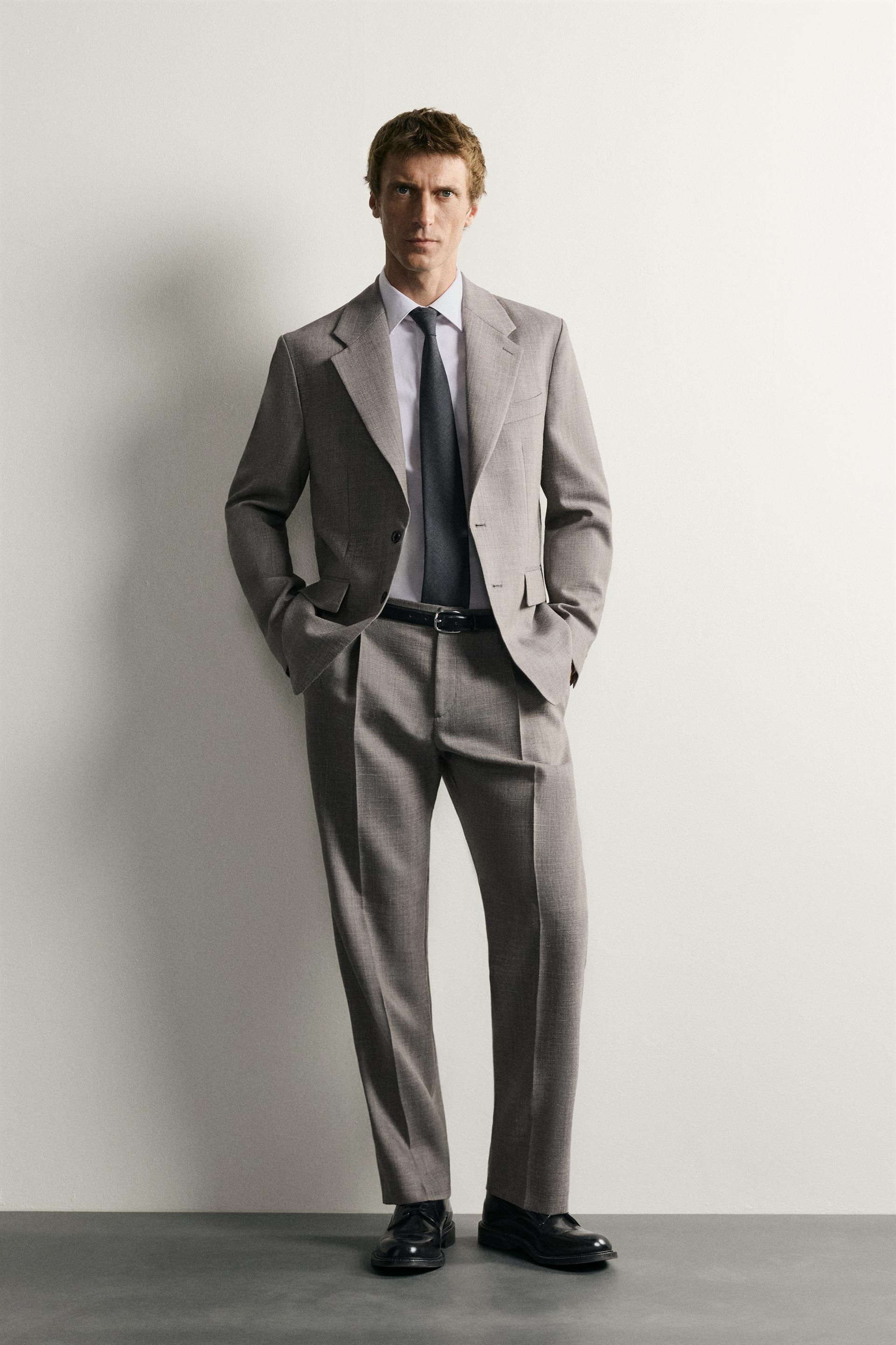 Pantalon Costume Laine Regular