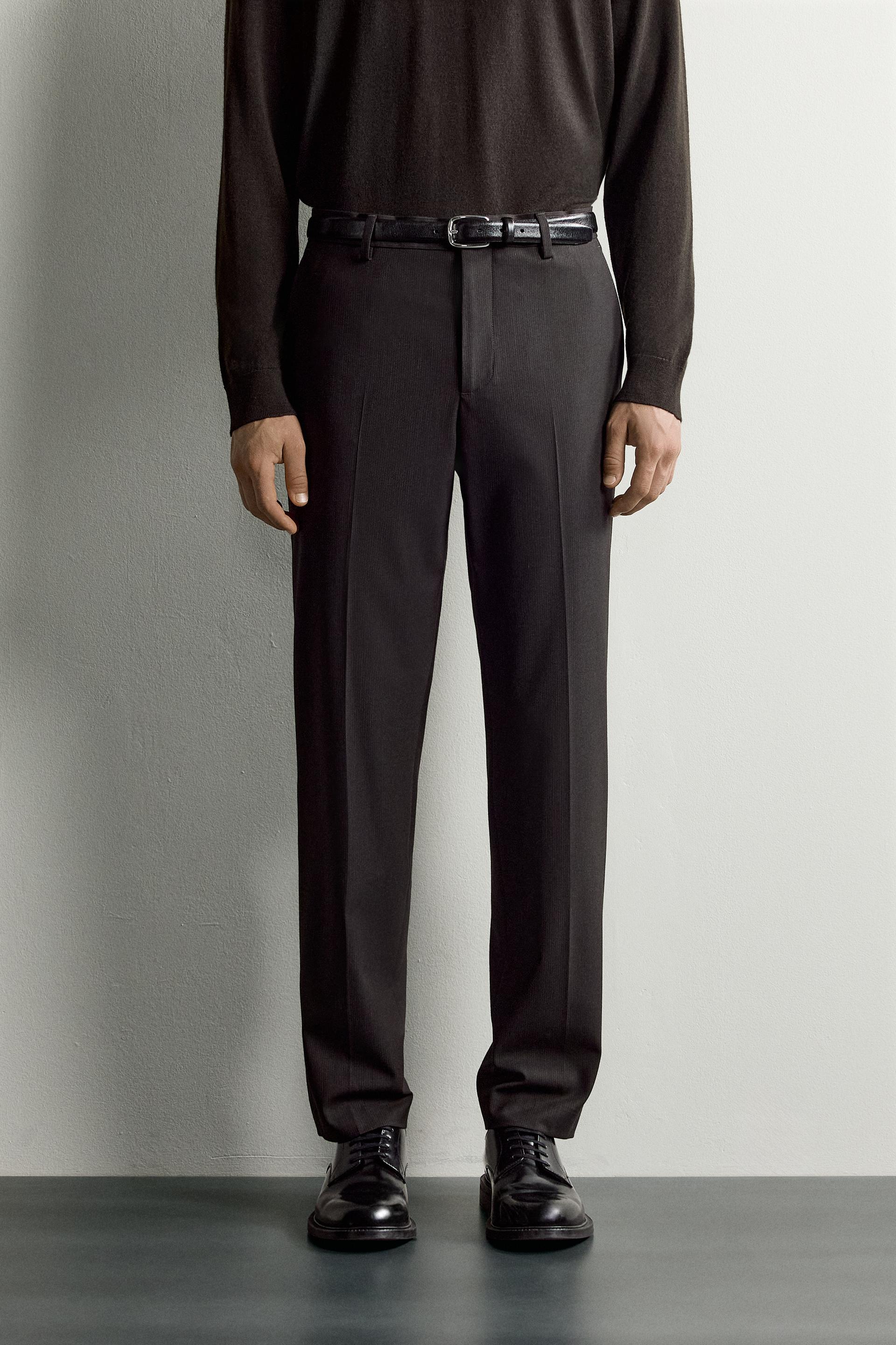 Pantalon Costume Rayé