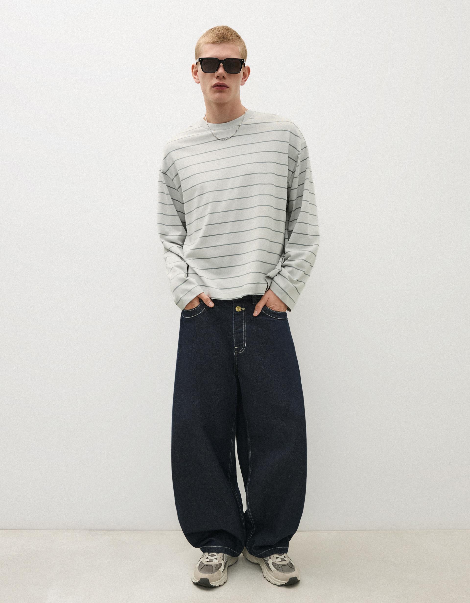 Jeans barrel fit