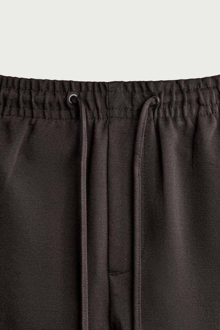 Zara Easy Care Regular Trouser — Chocolat