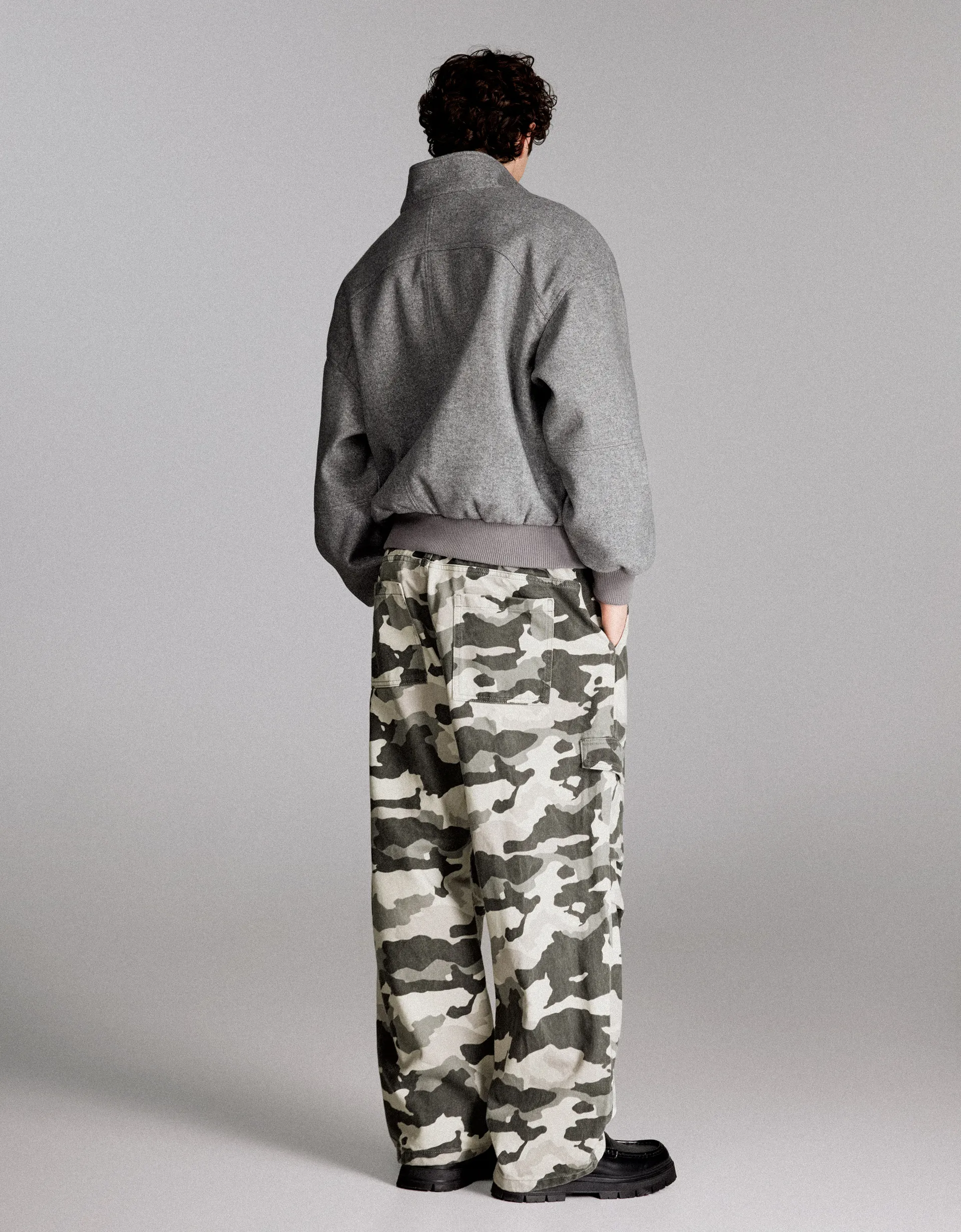 Jeans imprimé avec cordon