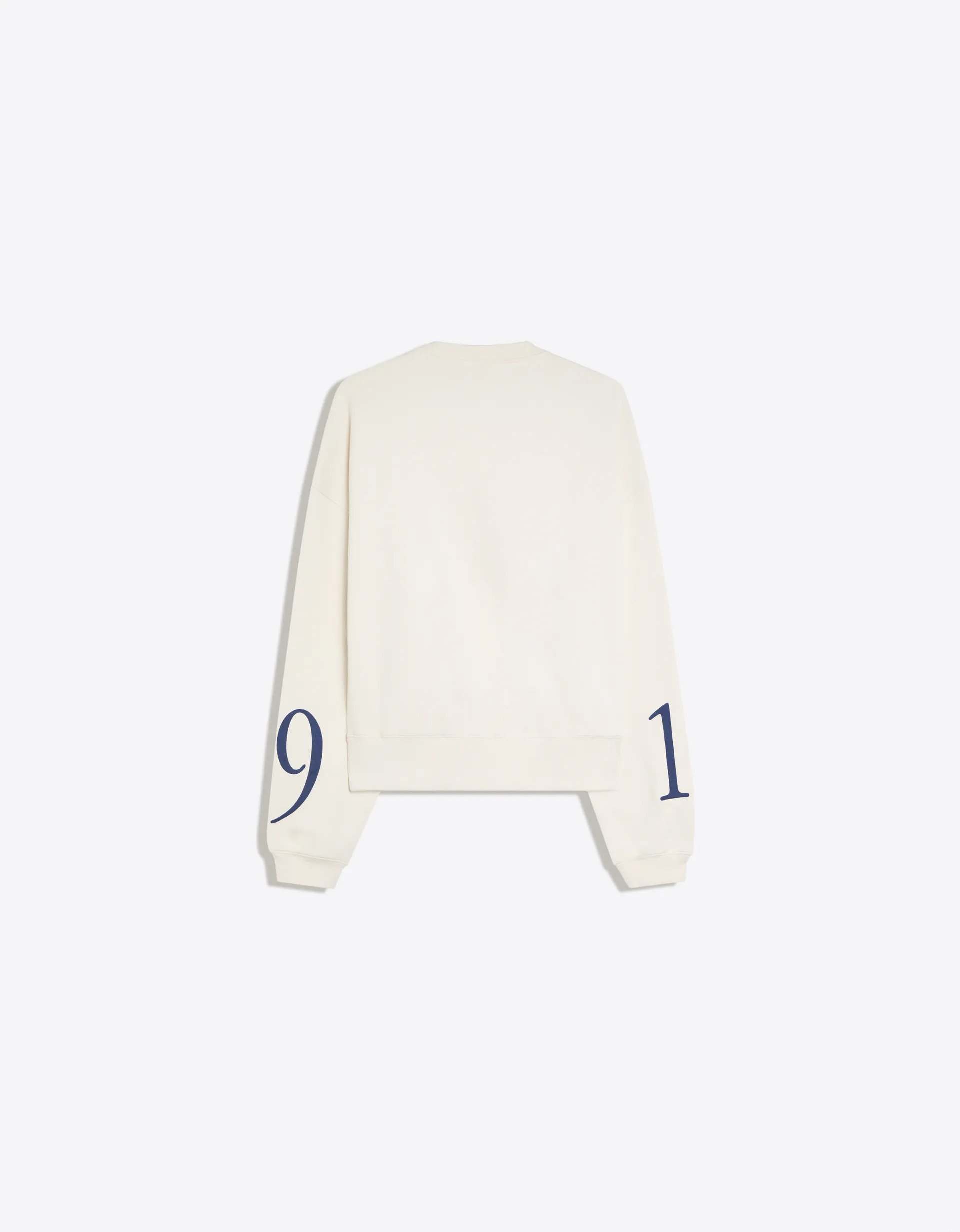 Bershka Sweat à col rond imprimé — Off White