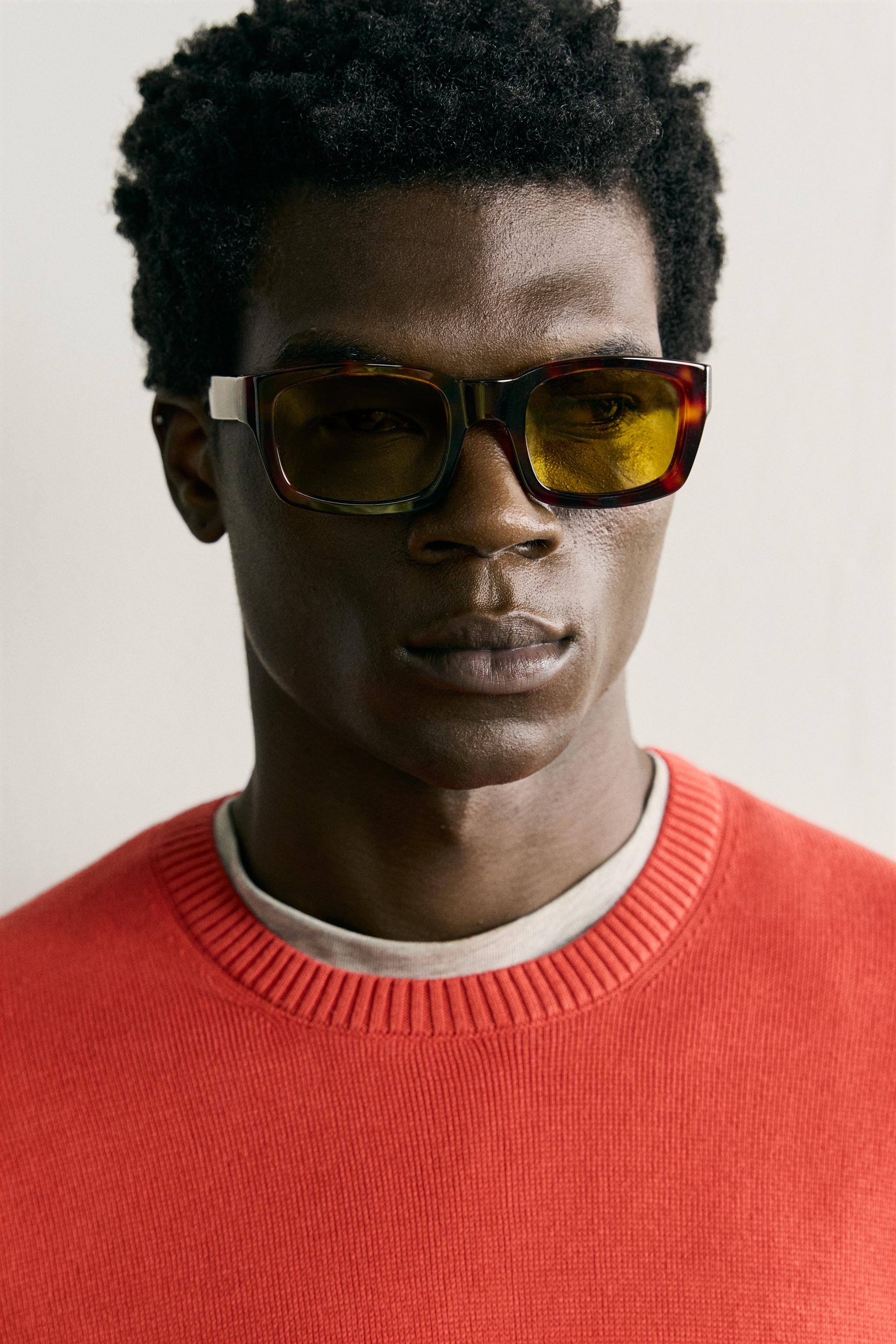 Zara Structured Cotton Knit — Red