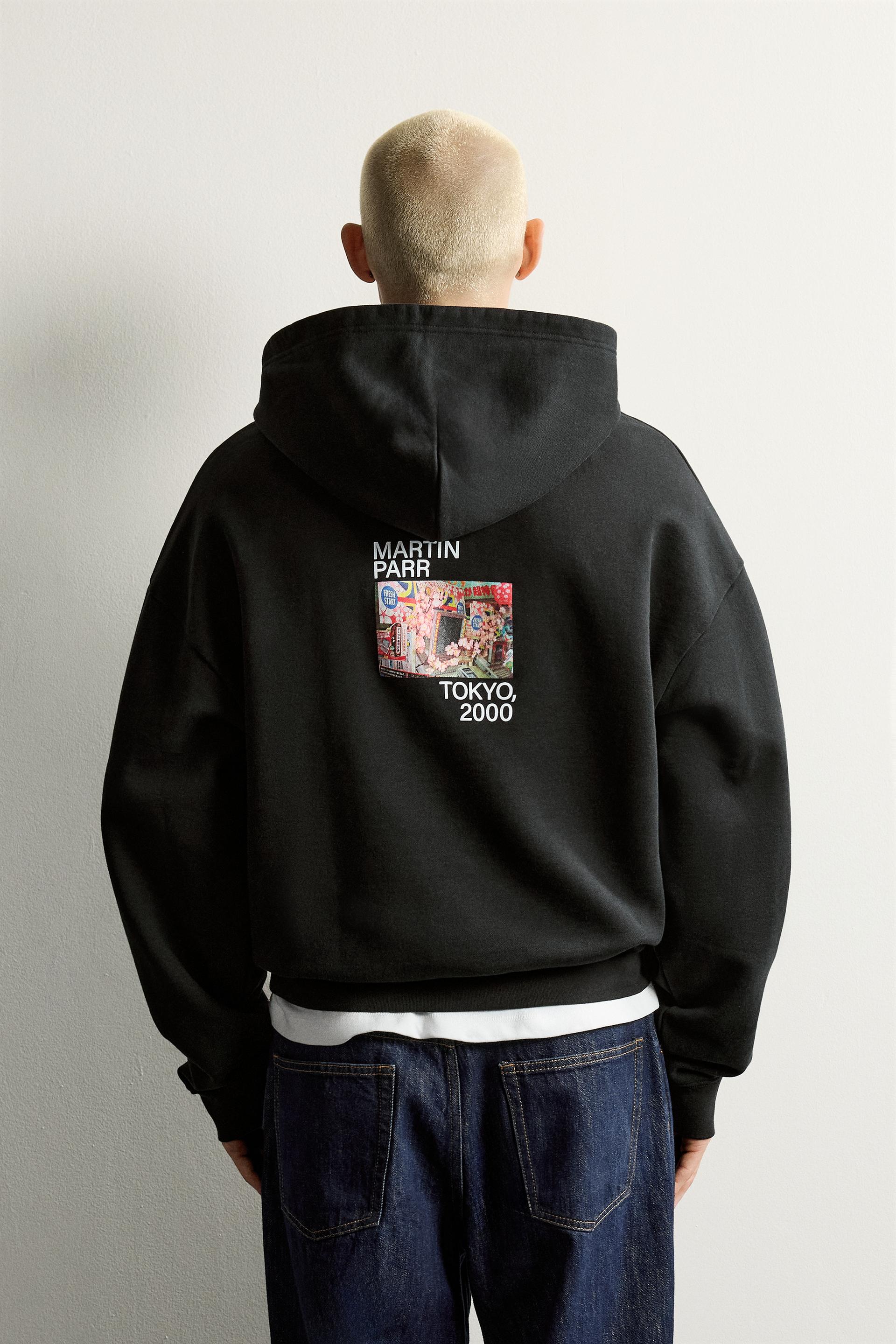 Zara Martin Parr Photo Hoodie — Noir