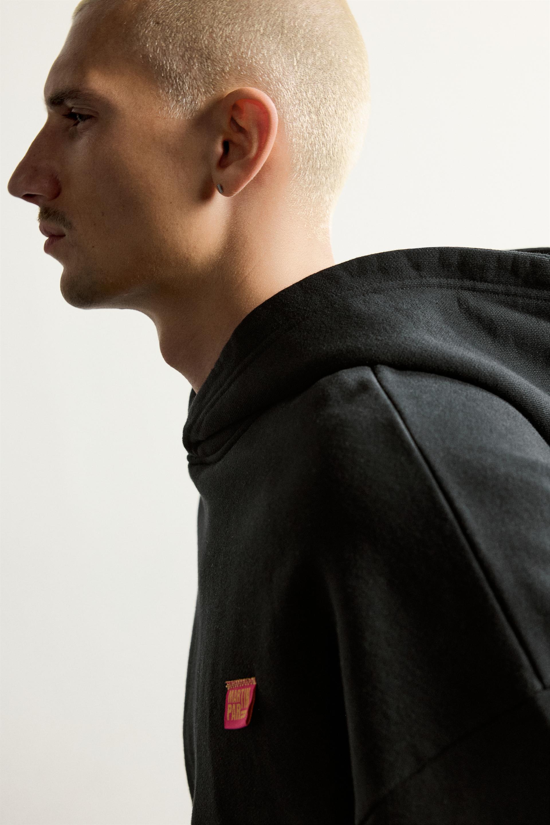 Zara Martin Parr Photo Hoodie — Noir