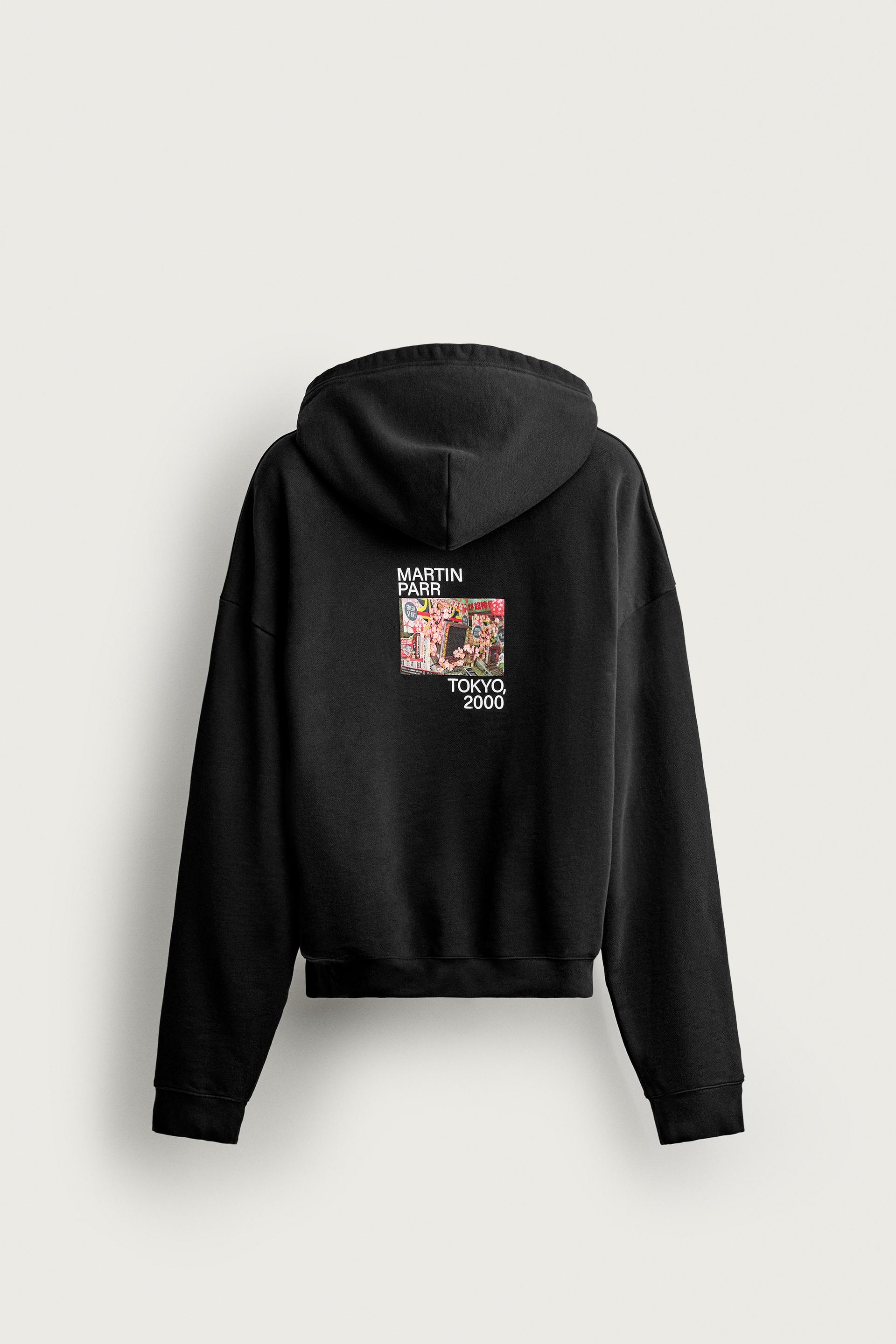 Zara Martin Parr Photo Hoodie — Noir