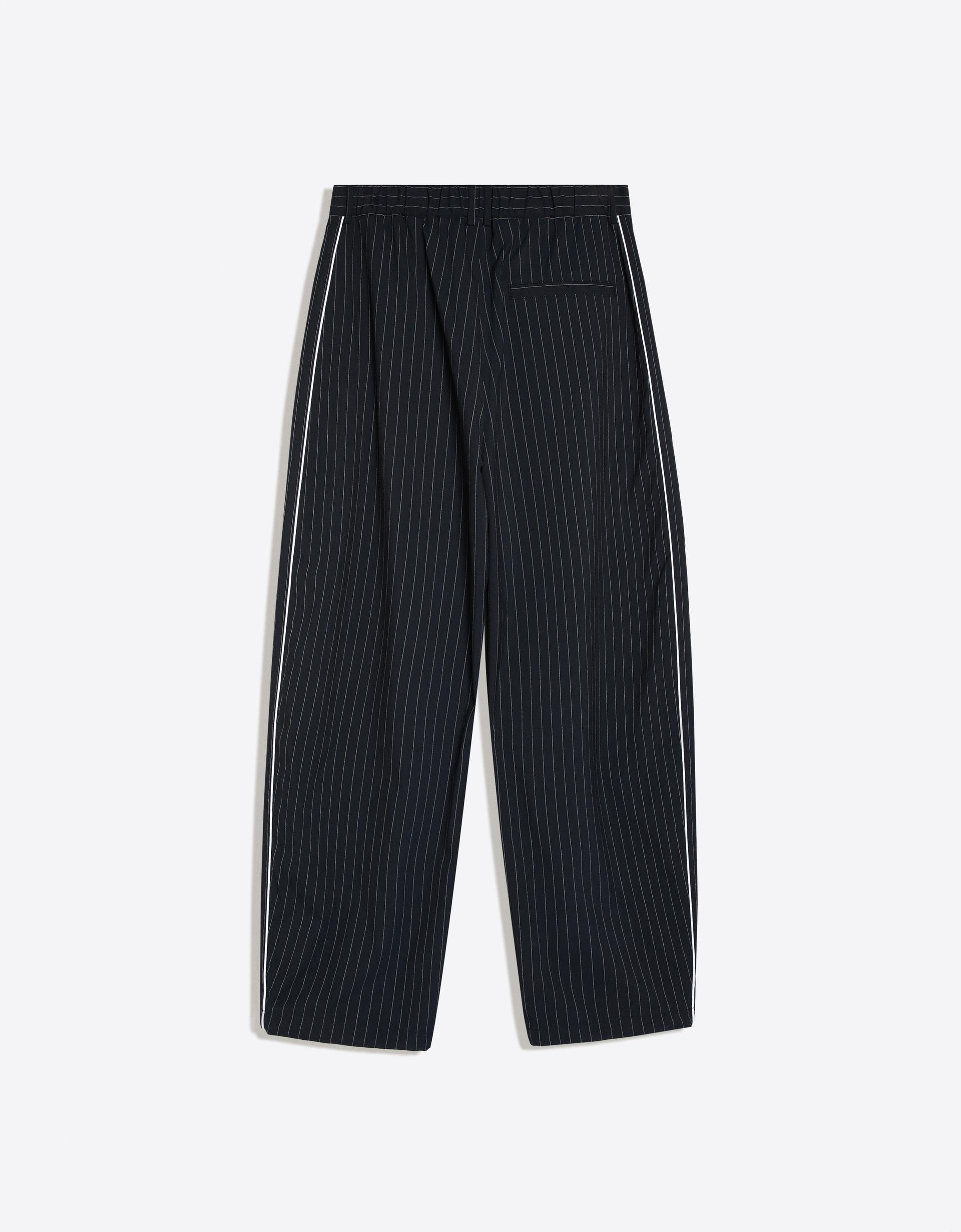 Bershka Pantalon super baggy fit à rayures tennis