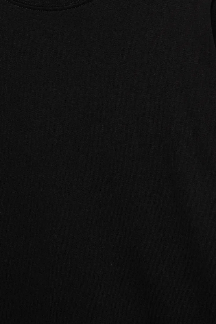 Heavyweight Relaxed Long-Sleeve — Black