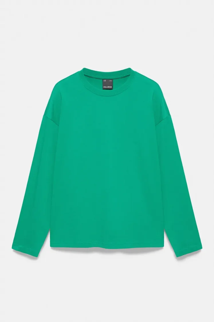 Heavyweight Relaxed Long-Sleeve — Teal