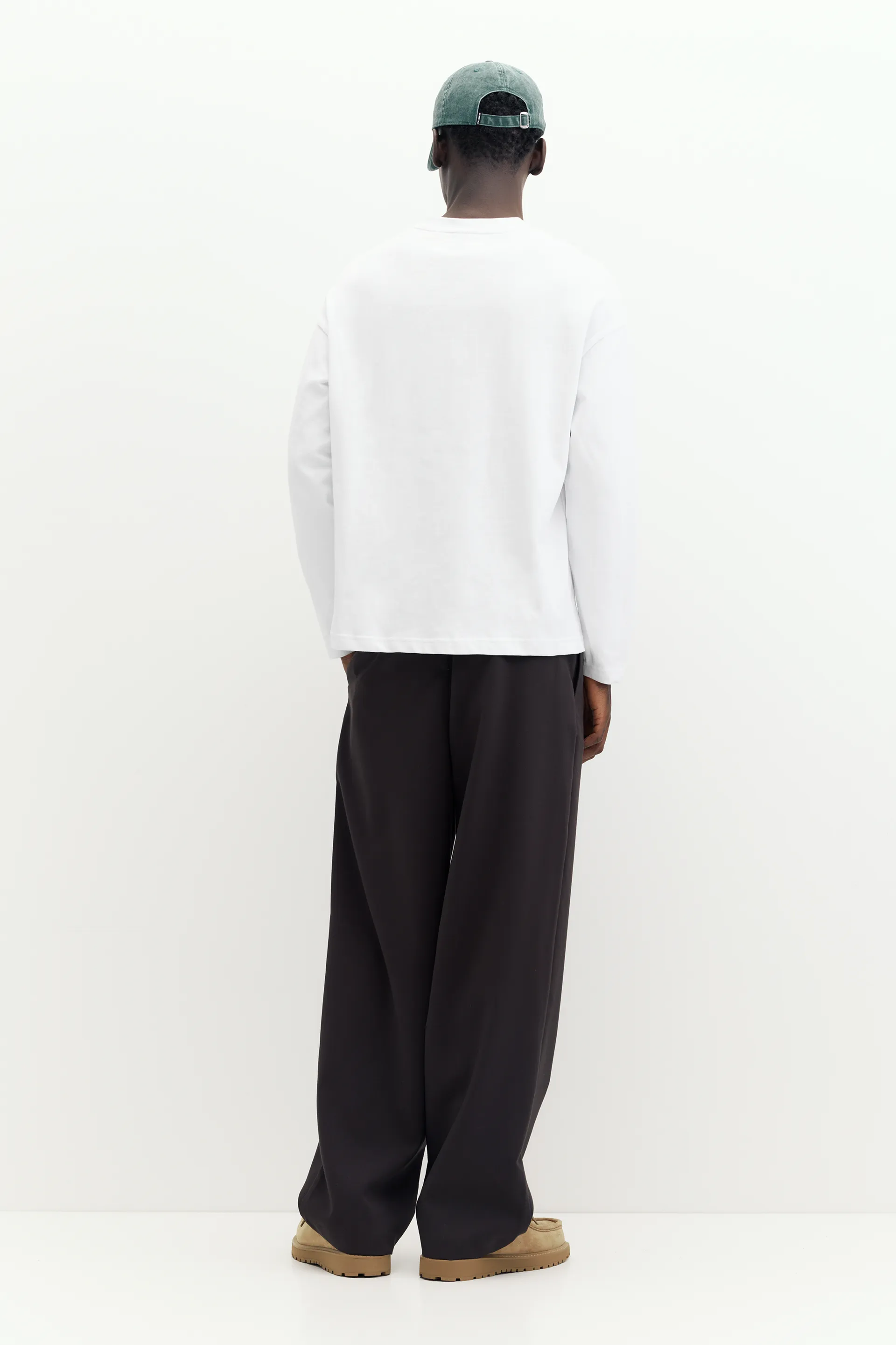 Heavyweight Relaxed Long-Sleeve — White