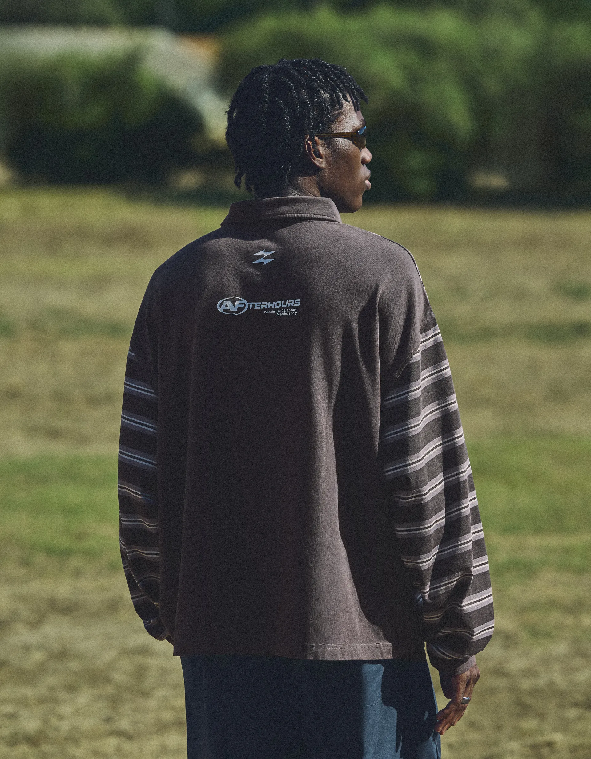 Polo Rayé Manches Longues