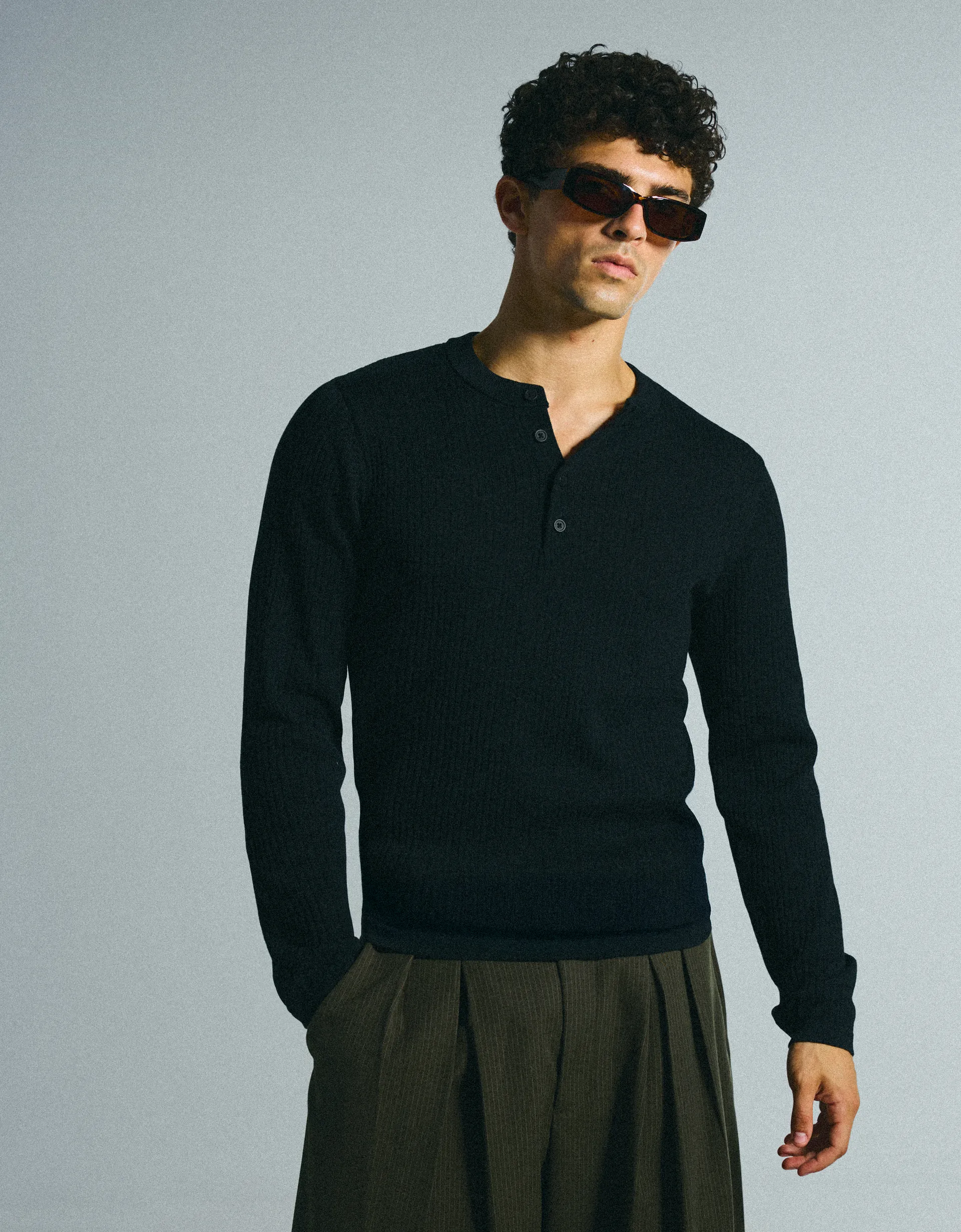 Pull Col Tunisien en Maille