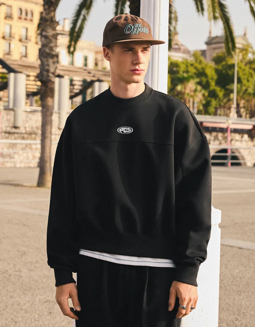Sweat Col Rond Patch