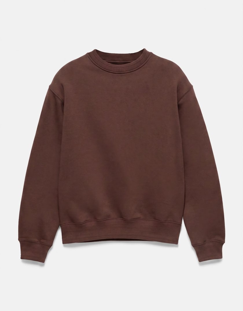 Pull&Bear Pull&Bear Relaxed fit sweatshirt in sky blue — Chocolate
