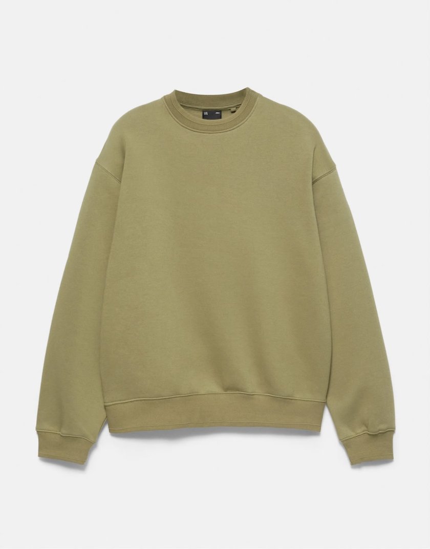 Pull&Bear Pull&Bear Relaxed fit sweatshirt in sky blue — Olive