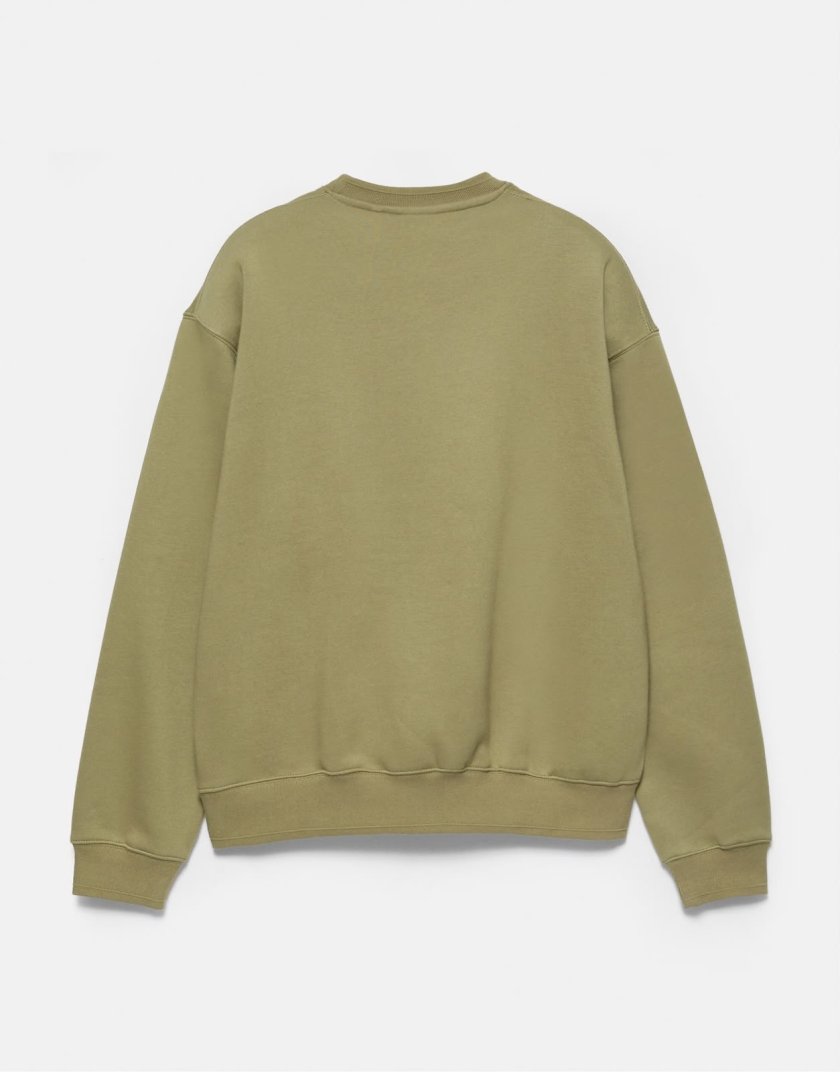 Pull&Bear Pull&Bear Relaxed fit sweatshirt in sky blue — Olive