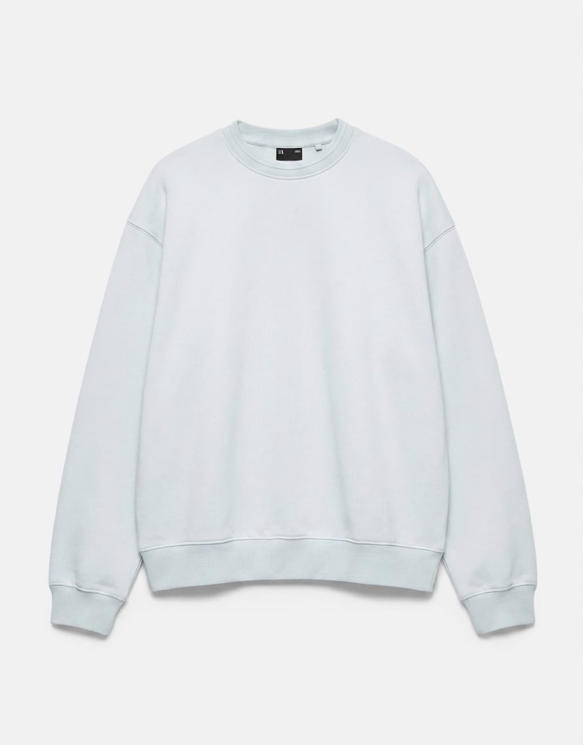 Pull&Bear Pull&Bear Relaxed fit sweatshirt in sky blue — Sky blue