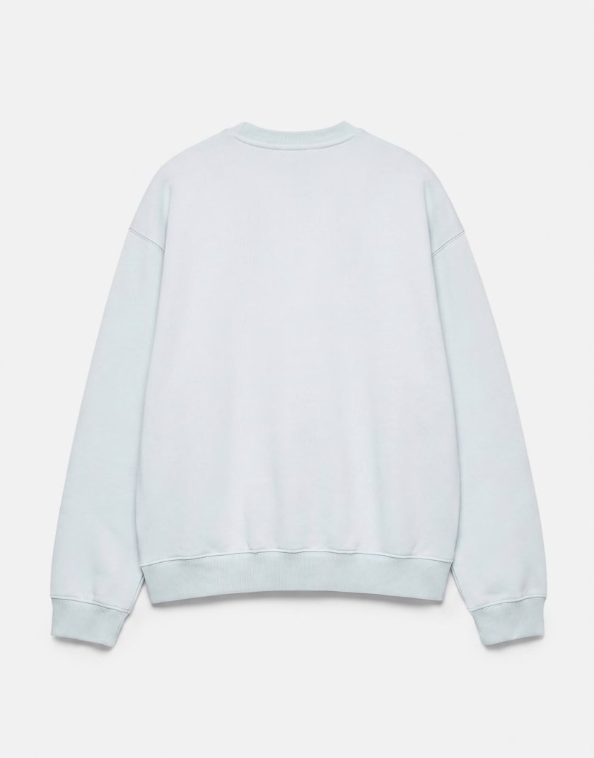 Pull&Bear Pull&Bear Relaxed fit sweatshirt in sky blue — Sky blue