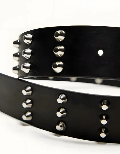Ceinture Cloutée Cuir