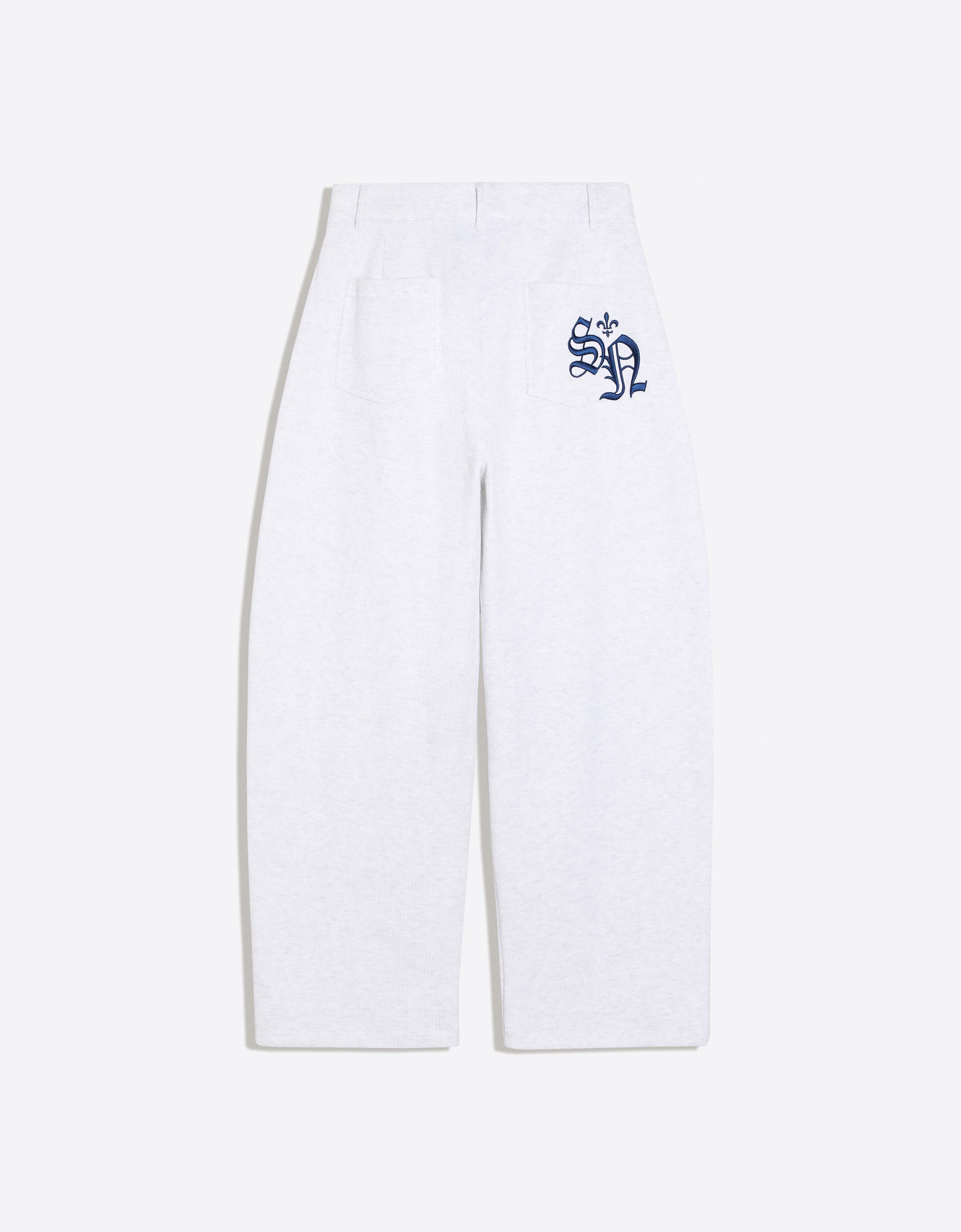 Bershka Waffle Balloon Pants — Gris