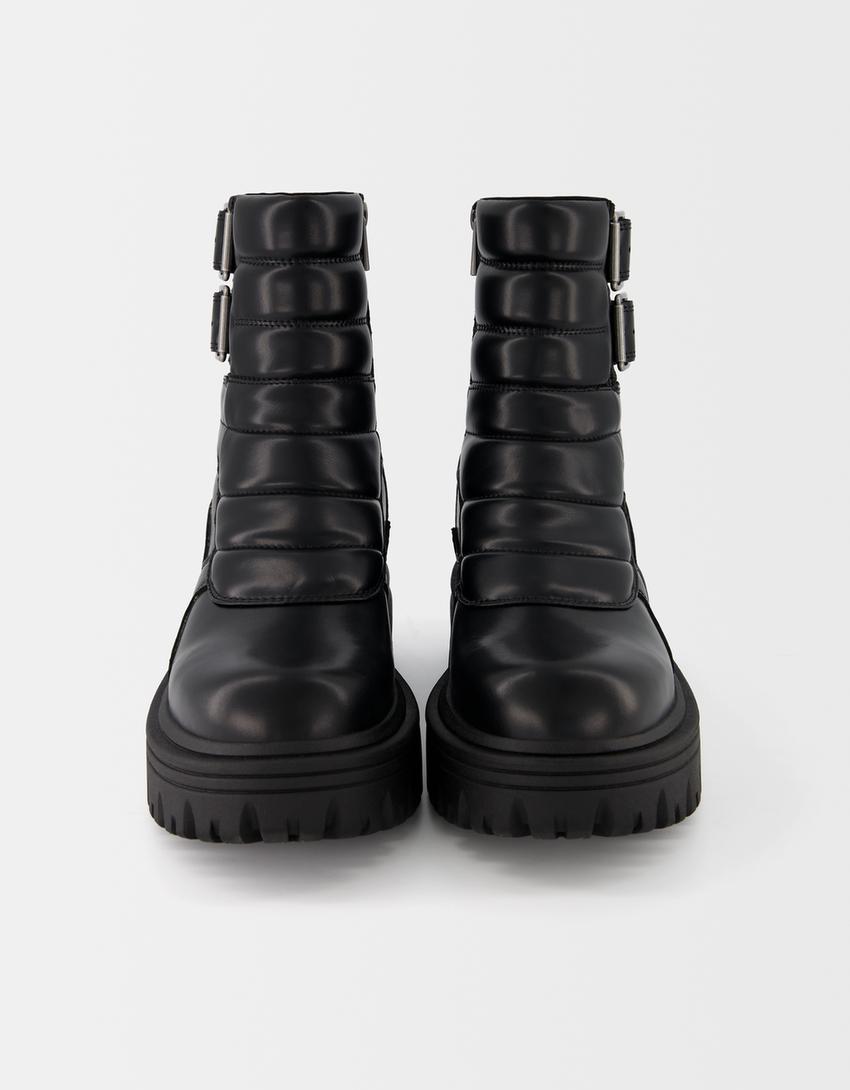 Bershka Suede Chelsea Boots — brown