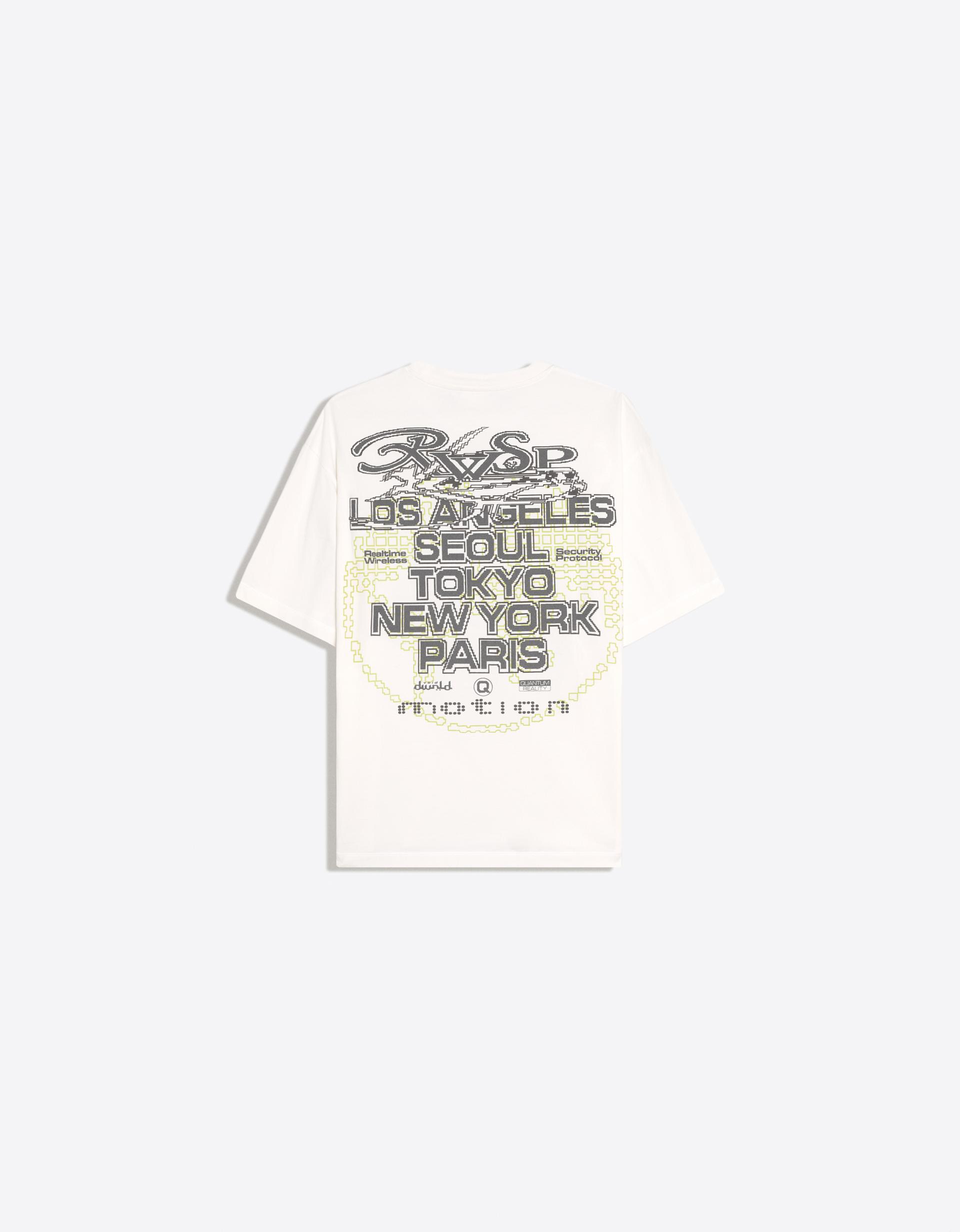 Bershka Boxy Fit Printed Tee
