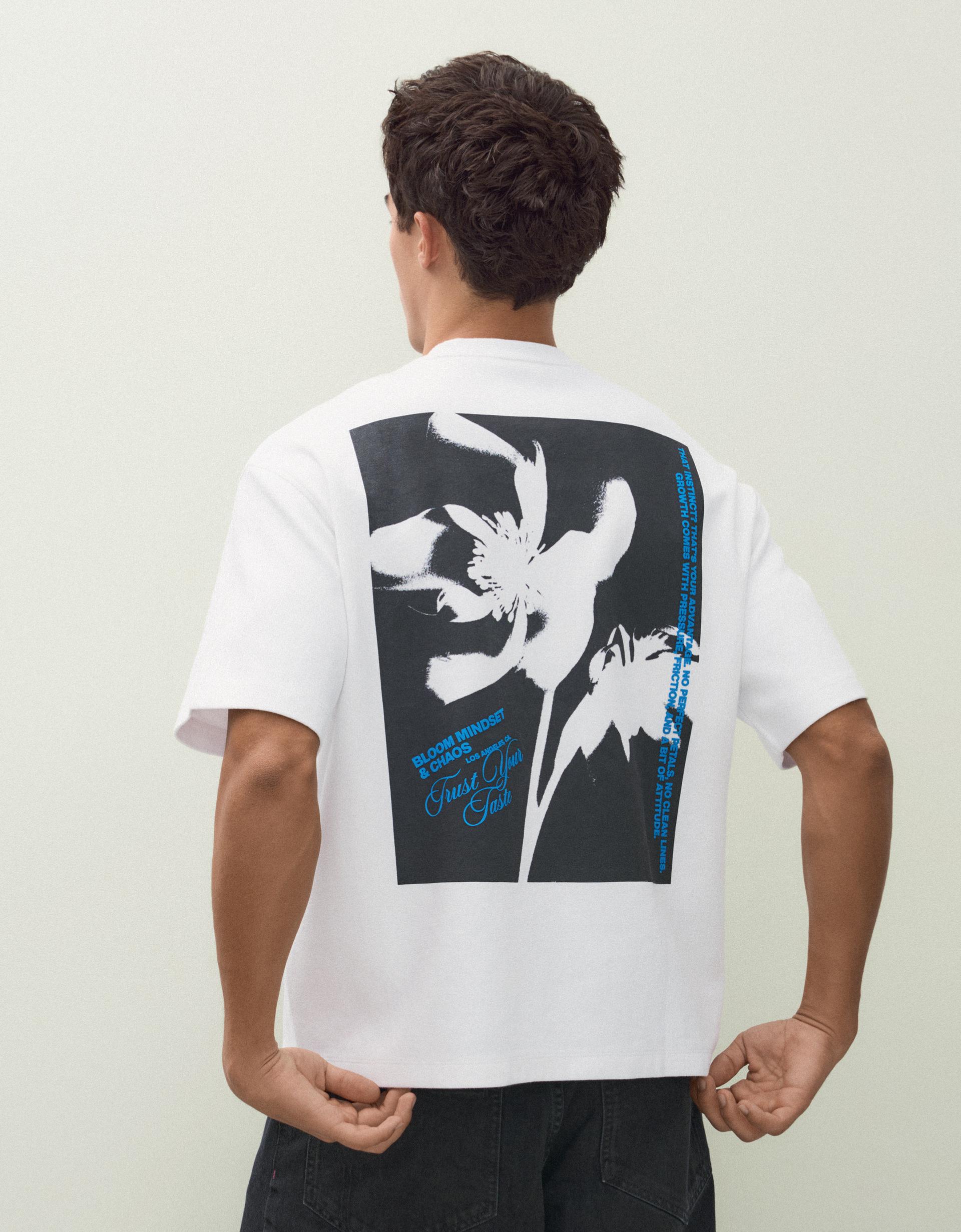 T-shirt Imprimé Manches Courtes