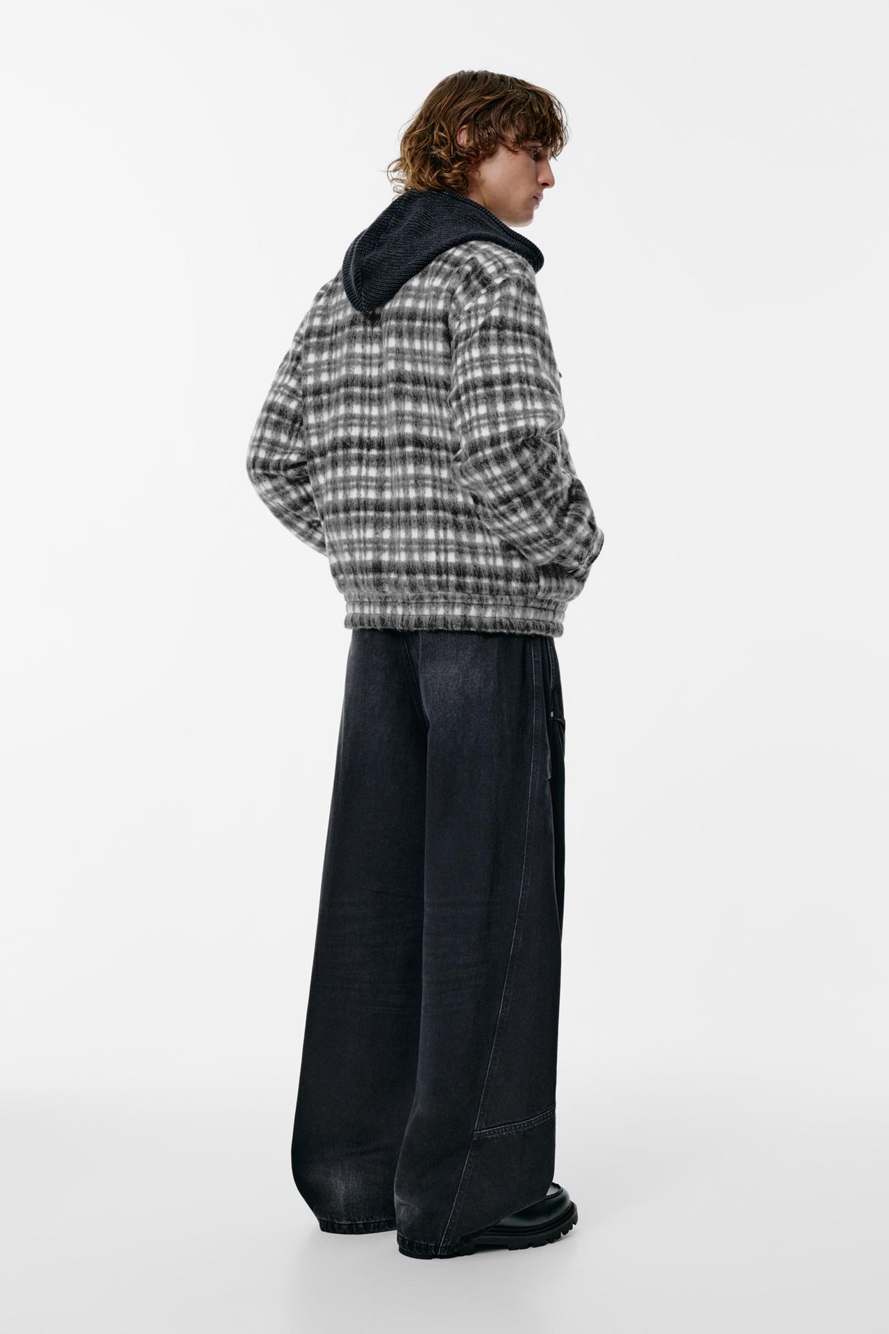 Padded Zip Jacket — black