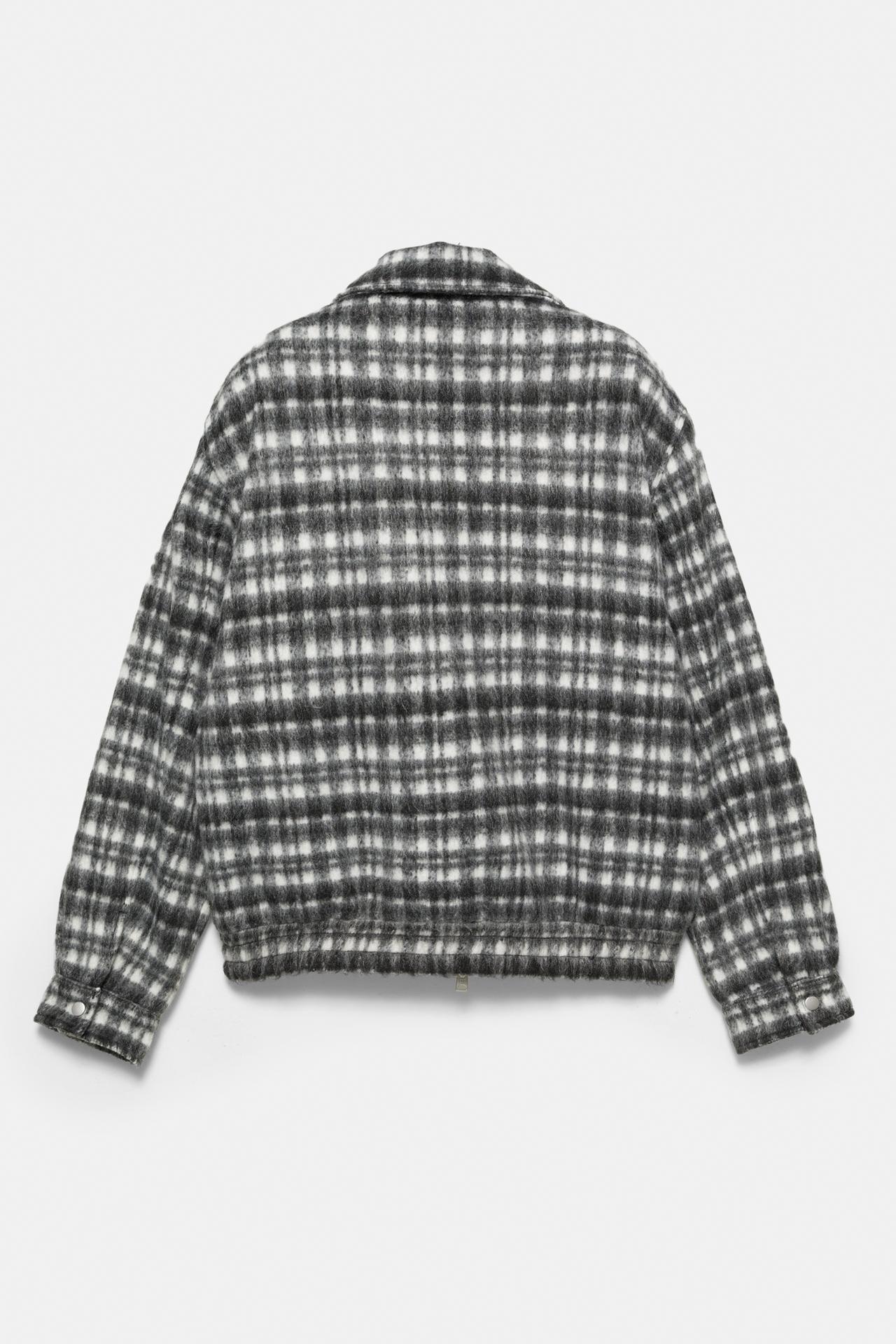Padded Zip Jacket — black