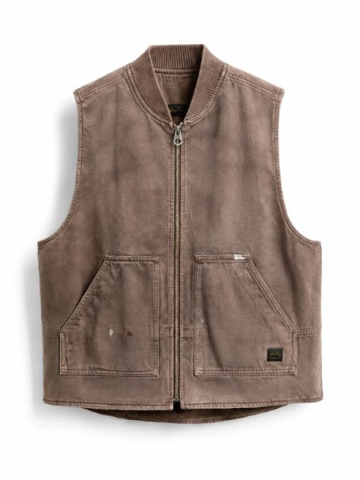 Washed Canvas Workwear Vest