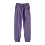 MEN'S ACID WASHED JOGGER PANTS- PURPLE - Image 3
