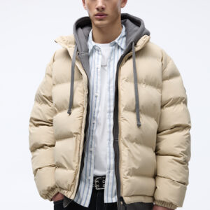 Pull&Bear Puffer – Beige